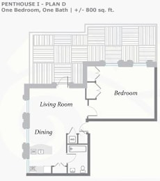  Floor Plan Penthouse 1 Plan D