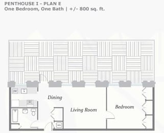  Floor Plan Penthouse 1 Plan E