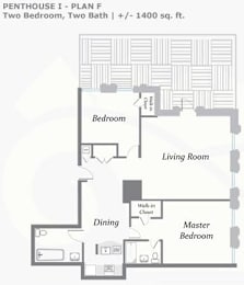  Floor Plan Penthouse 1 Plan F
