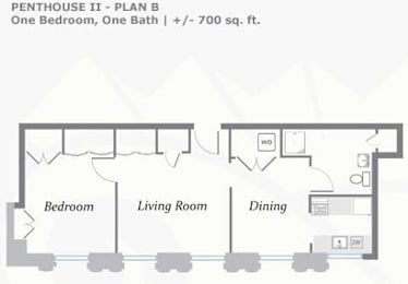  Floor Plan Penthouse 2 Plan B