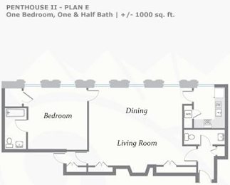  Floor Plan Penthouse 2 Plan E