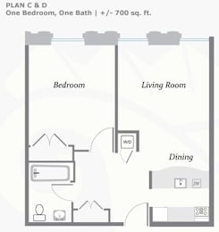  Floor Plan Plan C & D