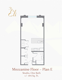  Floor Plan Mezzanine E