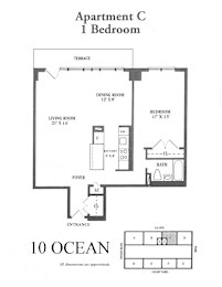  Floor Plan Apartment C