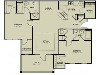  Floor Plan B1