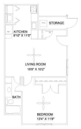  Floor Plan The Brightleaf 655
