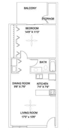  Floor Plan The Brightleaf 650