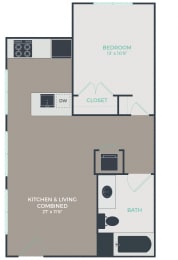 A2-A_1B1B_637 Floor Plan at Link Apartments® Mixson, South Carolina