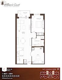 Willam's Court C - 1 Bedroom + Den