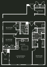 Motif Apartments For Rent in Woodland Hills, CA 91367 3 bedroom 2 bath