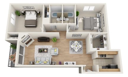 at Hillside View, Los Angeles, California