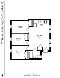  Floor Plan Three Bedroom