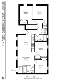  Floor Plan Four Bedroom
