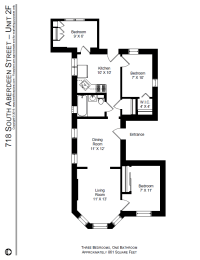  Floor Plan Three Bedroom