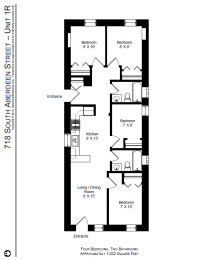  Floor Plan Four Bedroom