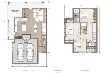 Floor Plan  Paired Home | The Granary