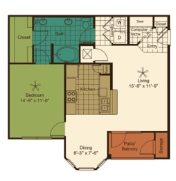 one bedroom luxury pearland apartments