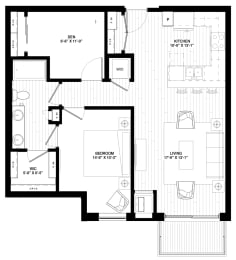 Floor Plan  A6+ floor plan