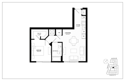A black and white image of a house floor plan.