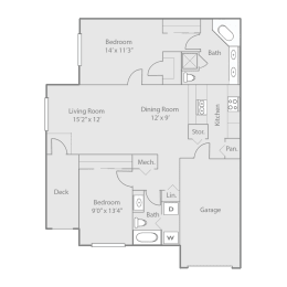  Floor Plan The Cypress w/ Garage
