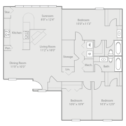  Floor Plan The Hickory