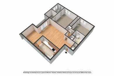 FLOORPLAN-H at Bixby Hill Apartments, Long Beach, CA