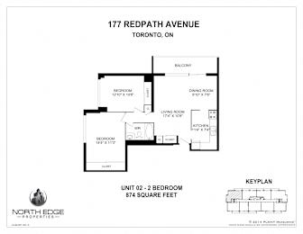  Floor Plan 2 Bedroom