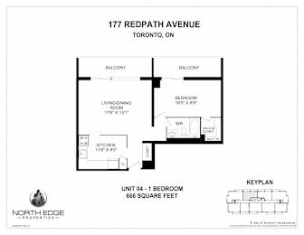  Floor Plan 1 Bedroom