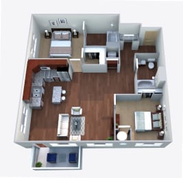Floor Plan  Unit 2c lighthouse loft