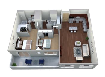 Floor Plan  Unit 2e lighthouse loft