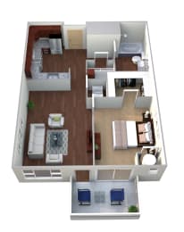 Floor Plan  Unit 1a lighthouse loft