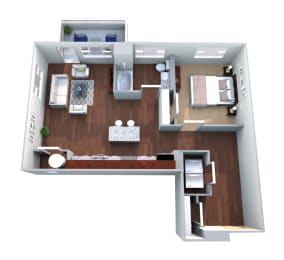 Floor Plan  Unit 1b lighthouse loft