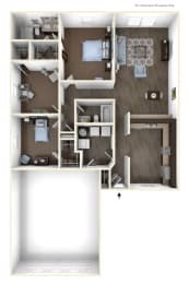Magnolia duplex 3 Bed, 2 Bath 1,263 Sq.Ft. at Regency Preserve, Avon, IN 46123