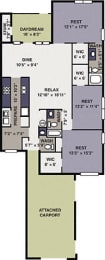 Three bedroom Apartments in Apex NC