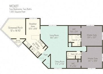 Luxury Apartment Floor Plan