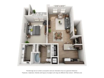  Floor Plan Evangeline with Covered Parking