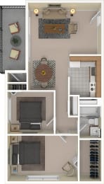  Floor Plan Two Bedroom