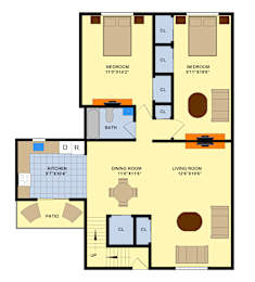 Sayville 2BR Up Corner Unit at Brookwood at Sayville, New York, 11782