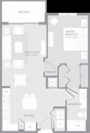Prado Floor Plan at The Manor at CityPlace, Doral, 33122