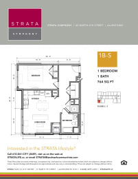  Floor Plan 1B-S