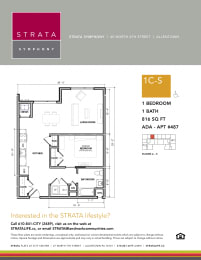  Floor Plan 1C-S
