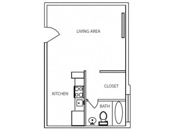 1355 Pearl Apartments layout image