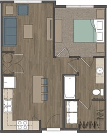 Cassie Gardens Apartments | 1 Bedroom 1 Bathroom