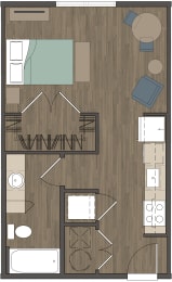 Carter Crossing Apartments | Studio