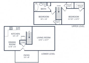 Goodwyn Townhome 2 bed 1 bath