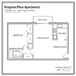  Floor Plan 1 Bedroom