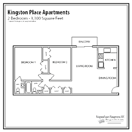  Floor Plan 2 Bedroom