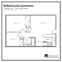  Floor Plan 2 Bedroom