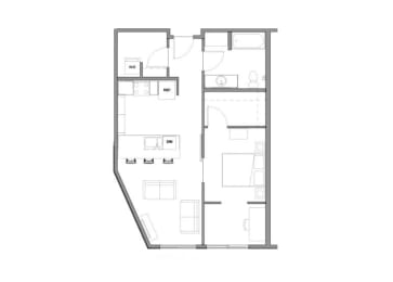 Floor Plan at Allez, Redmond, WA 98052
