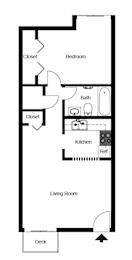  Floor Plan One Bedroom